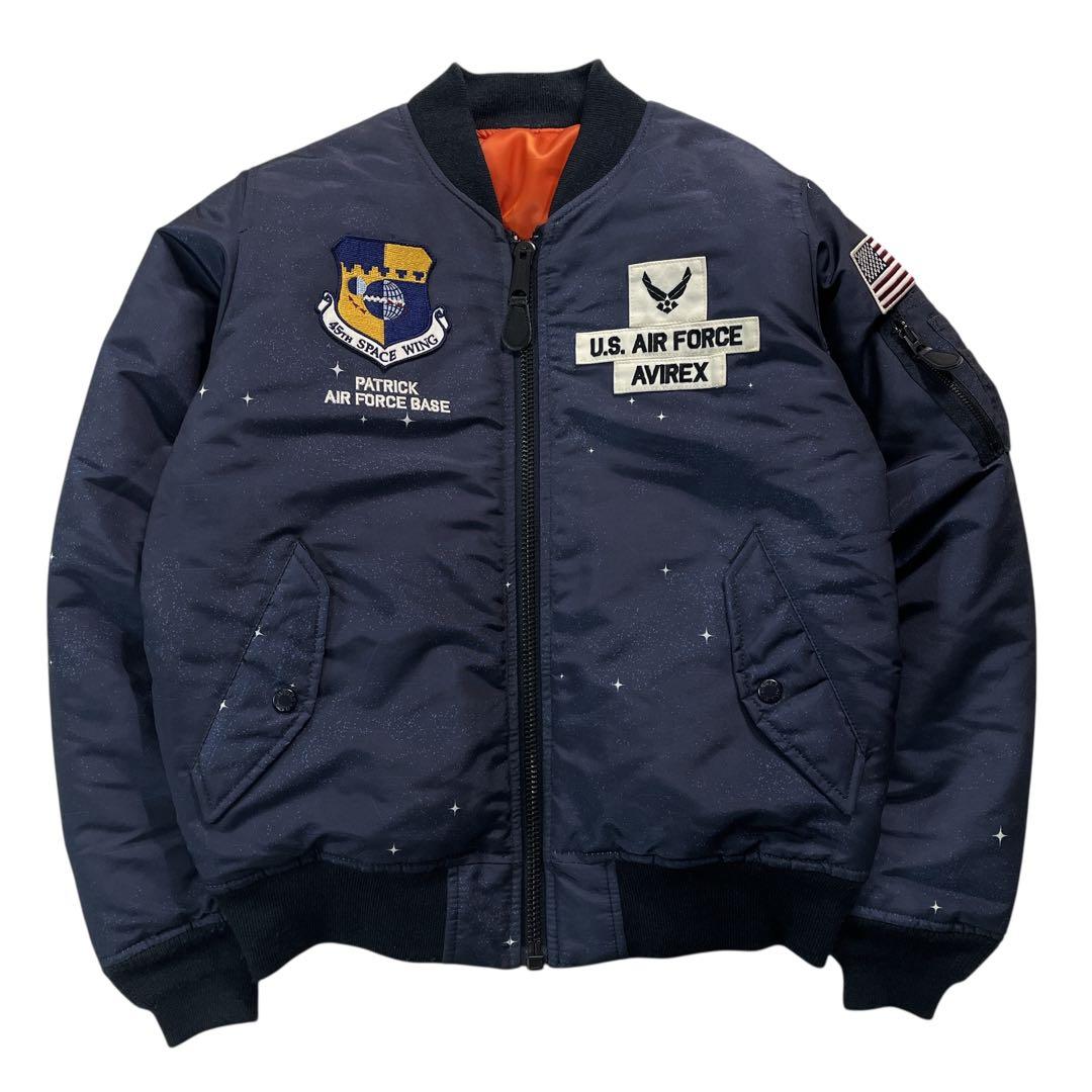 【たいき】AVIREX エアフォース スペースコマンド フライトジャケット