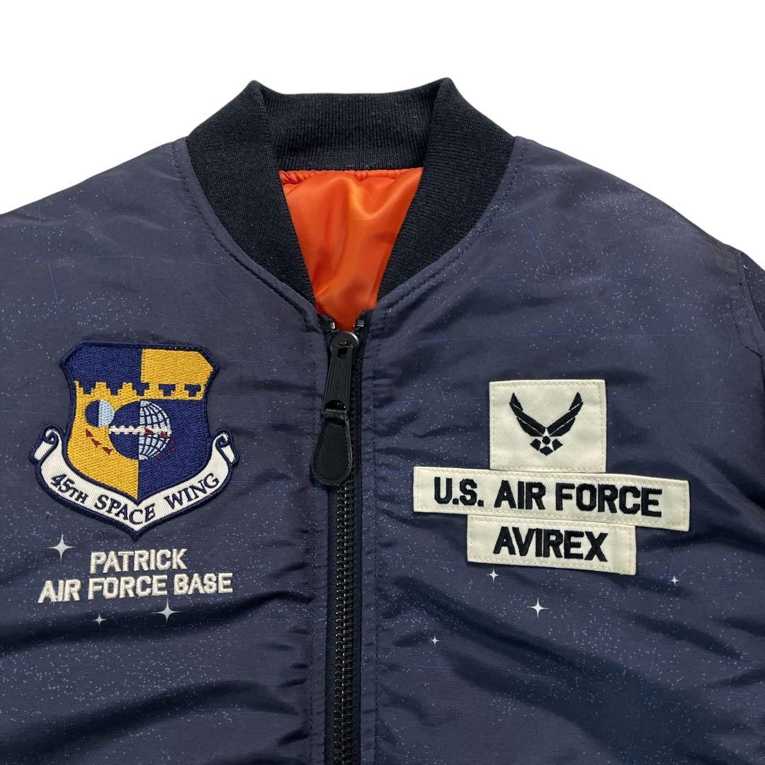 【たいき】AVIREX エアフォース スペースコマンド フライトジャケット