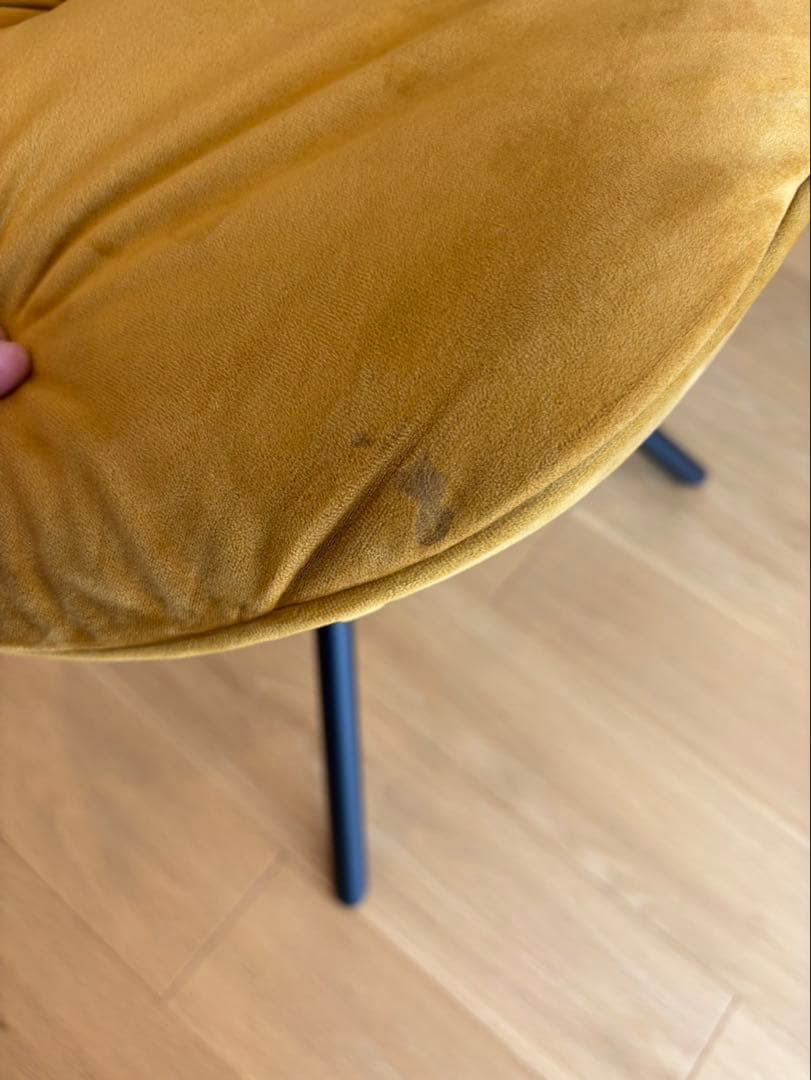 KARE カレ ダイニングチェア ミラ イエロー 廃番 レア 完売商品