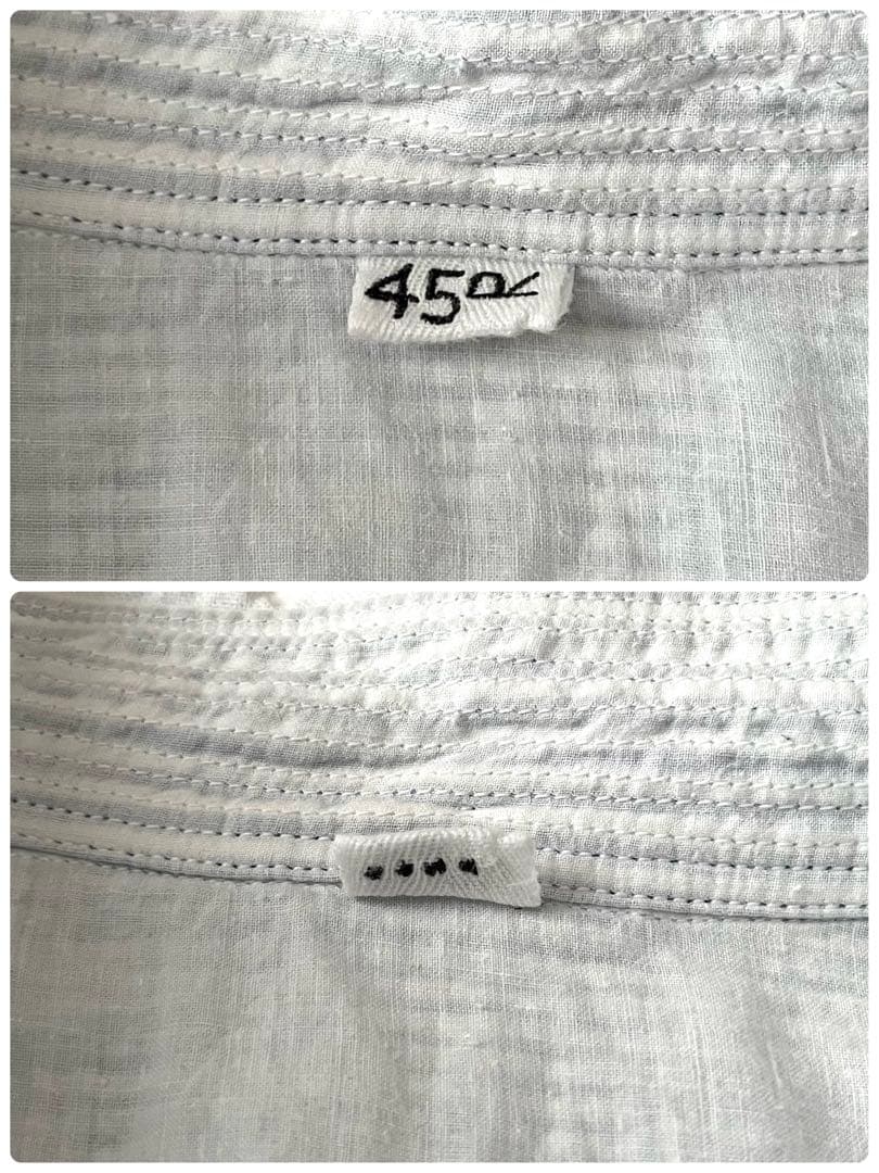 定価6,1万＊極美品 45R 先染め全員集合の908スモックドレス サイズ4