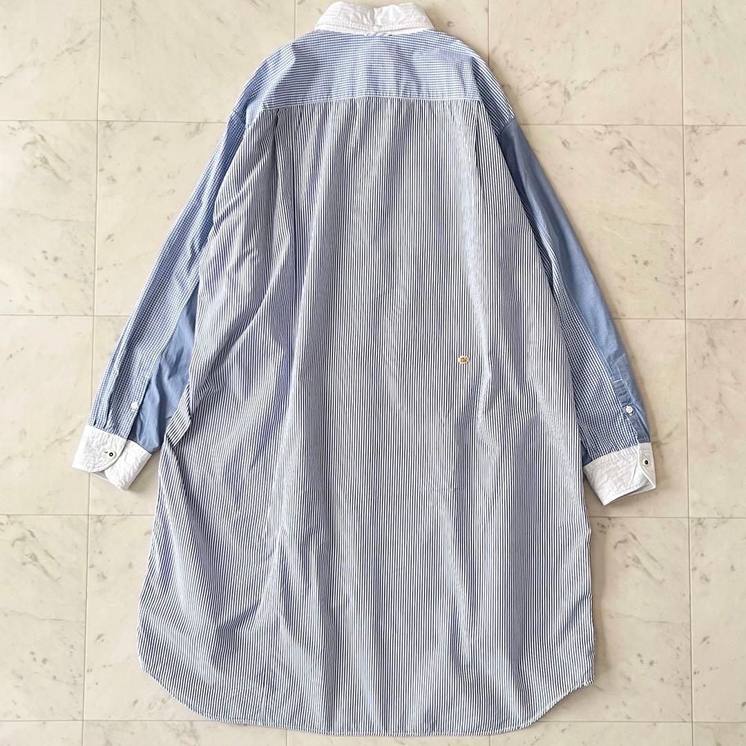 定価6,1万＊極美品 45R 先染め全員集合の908スモックドレス サイズ4