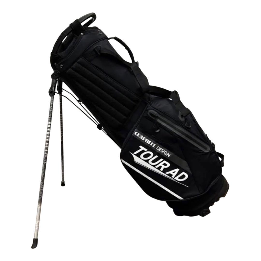 グラファイトデザイン　キャディーバック　2023年モデル　プロ支給品　ブラック