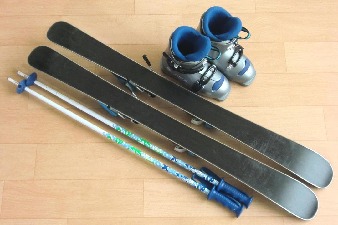 ■■11月限定■送料無料■KAZAMA■子供用スキーセット■96/20■WAX■