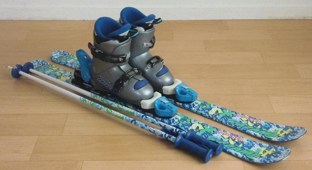 ■■11月限定■送料無料■KAZAMA■子供用スキーセット■96/20■WAX■