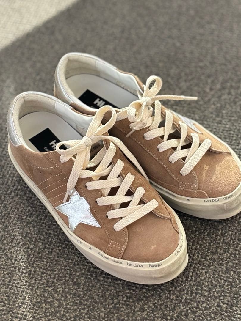 靴 GOLDEN  HI STAR SUEDE SNEAKER 38