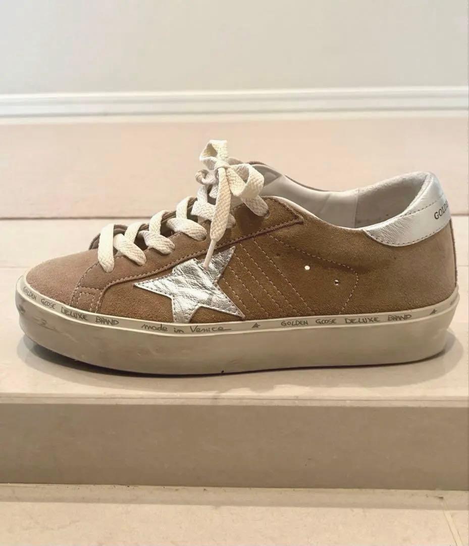 靴 GOLDEN  HI STAR SUEDE SNEAKER 38