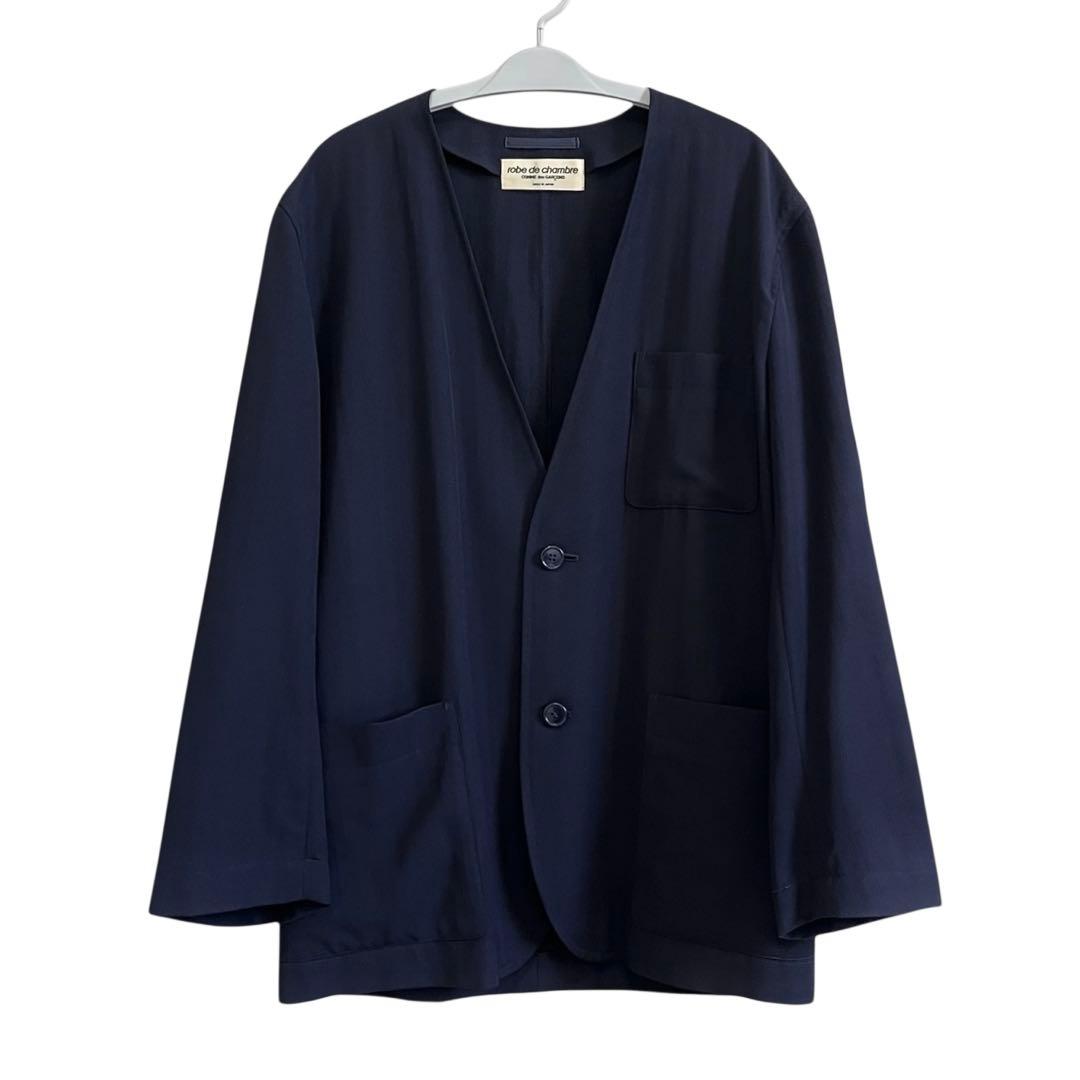 80s robe de chambre コムデギャルソン ノーカラージャケット