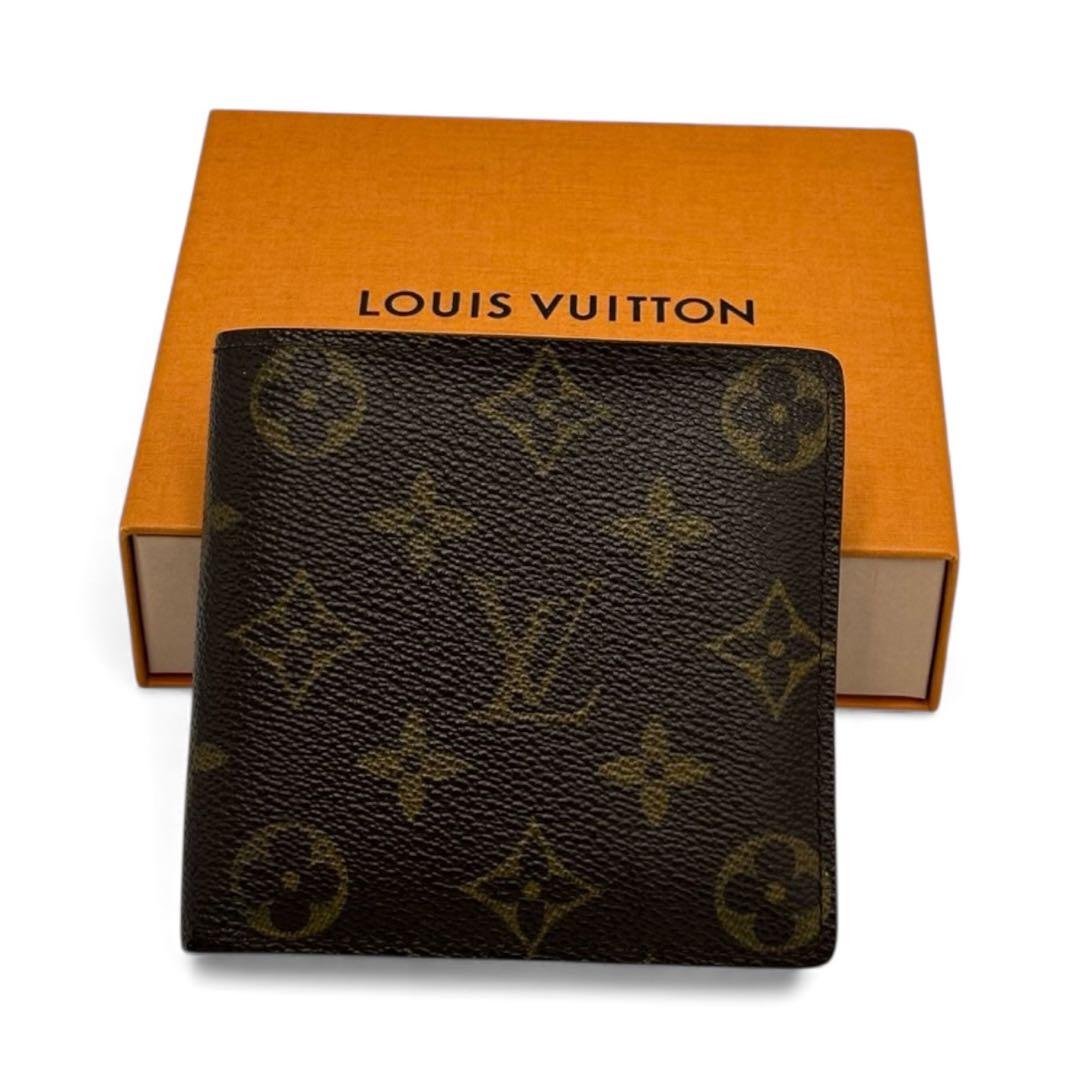 【美品】ルイヴィトン ポルトフォイユ マルコ 財布 モノグラム CA0937