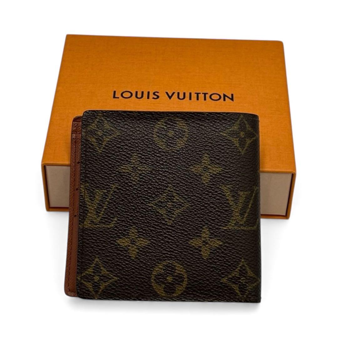 【美品】ルイヴィトン ポルトフォイユ マルコ 財布 モノグラム CA0937