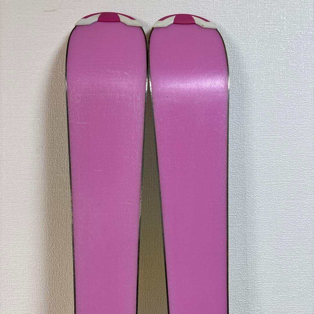 女の子　ジュニアスキーセット　ストック付120cm 21cmブーツ付