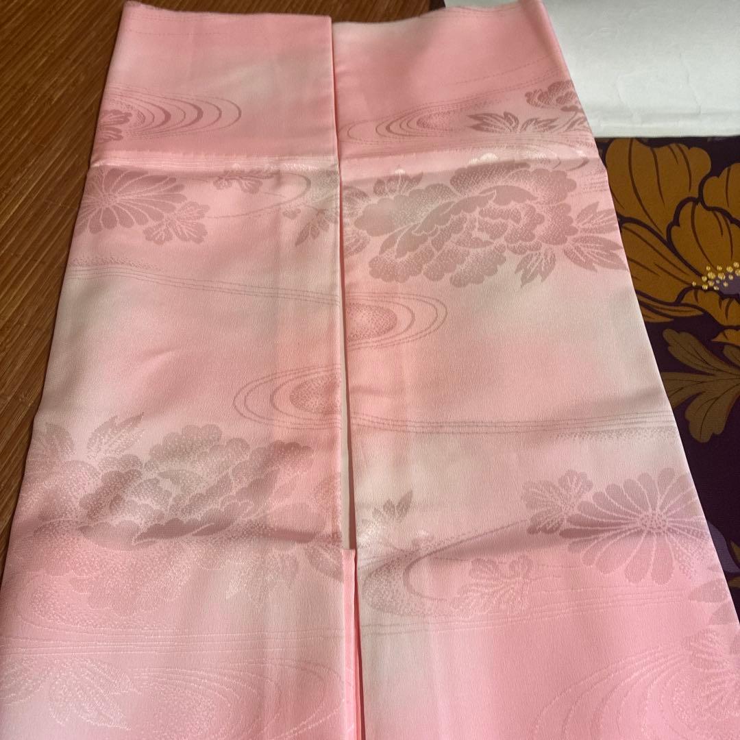 のあたん様 アンティーク風モダン　紫に牡丹の花　振袖　長襦袢付き