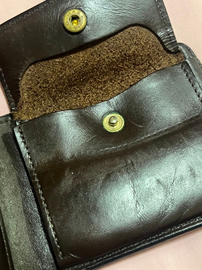 ワイルドスワンズ ブラウン グラウンダー 二つ折り財布 本革