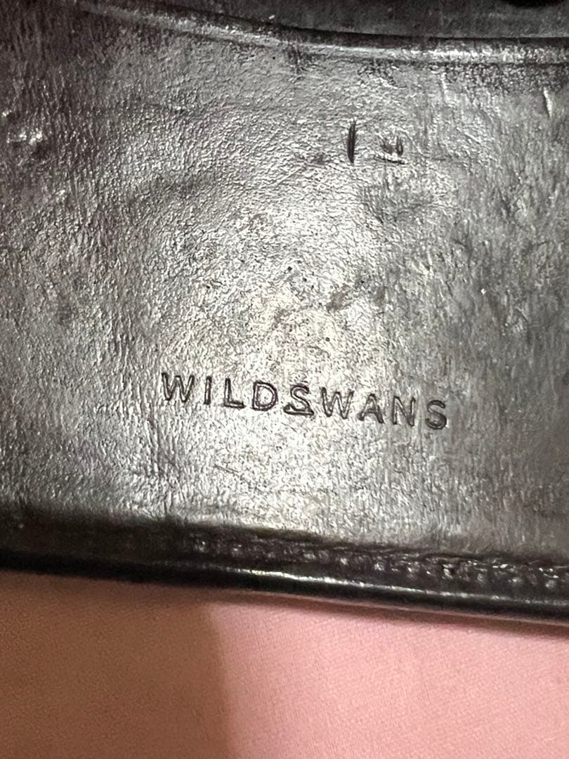 ワイルドスワンズ ブラウン グラウンダー 二つ折り財布 本革
