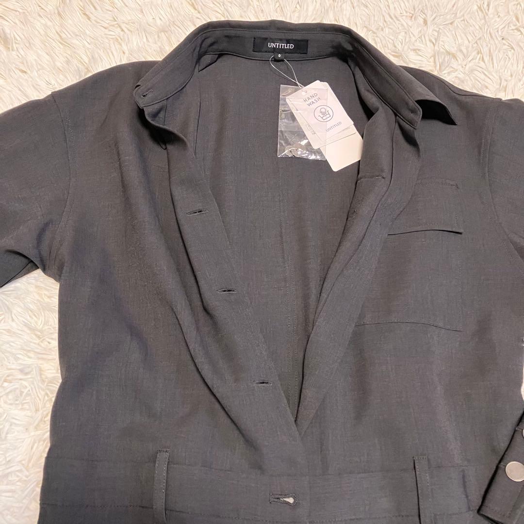 【新品タグ付き】朝比奈 彩×Oggi×UNTITLEDシャツカラーオールインワン