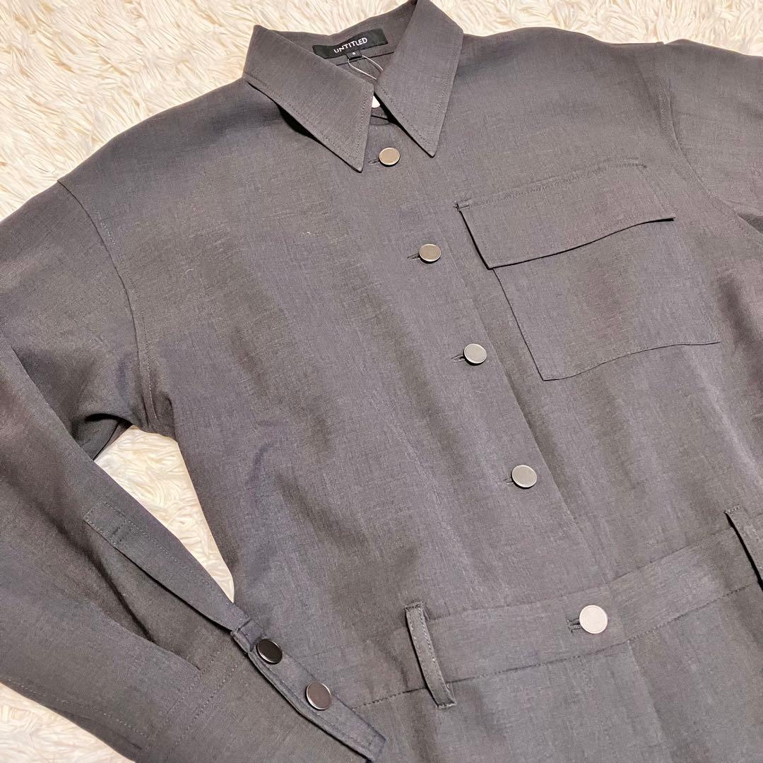 【新品タグ付き】朝比奈 彩×Oggi×UNTITLEDシャツカラーオールインワン