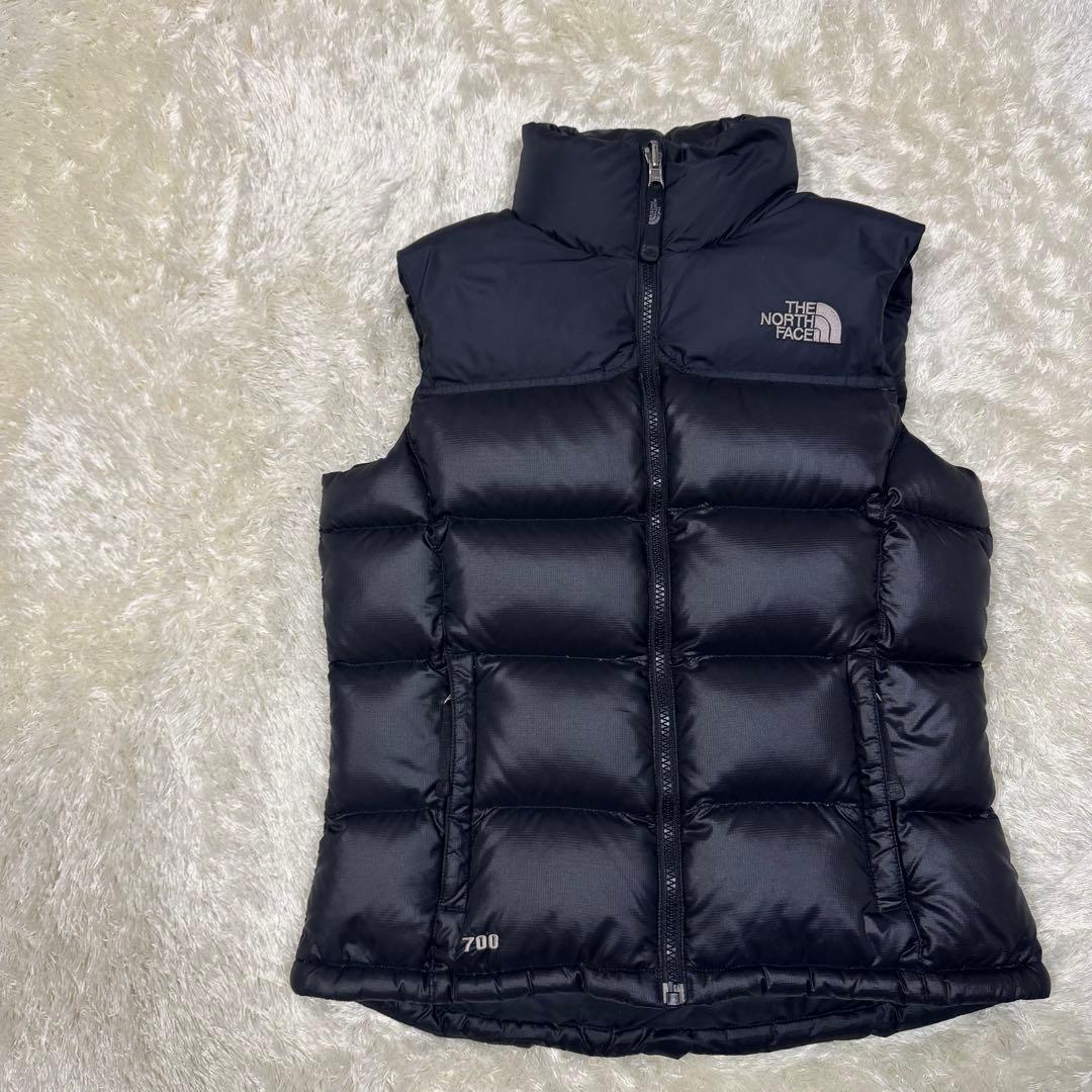 ノースフェイス ダウンベスト 700FP ブラック レディース Sサイズ