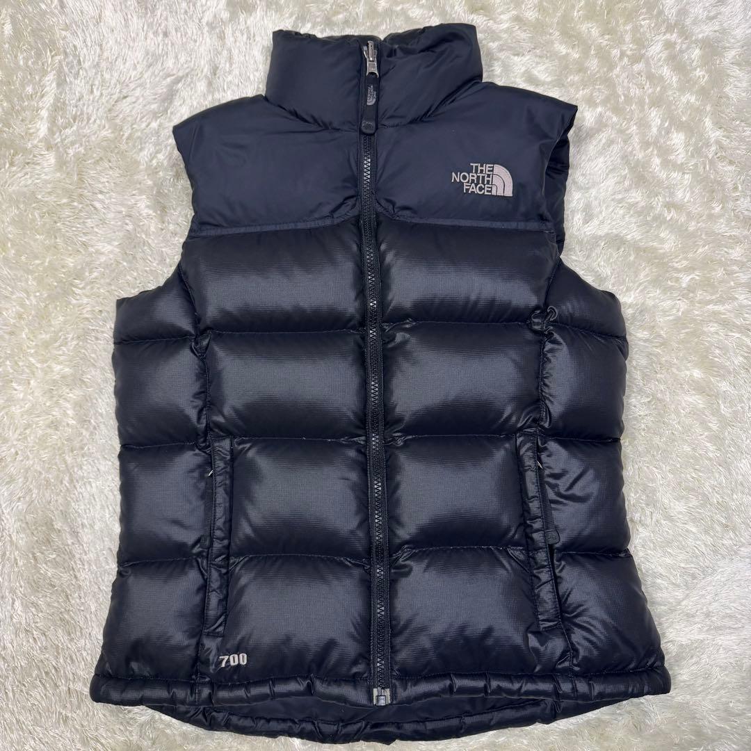 ノースフェイス ダウンベスト 700FP ブラック レディース Sサイズ