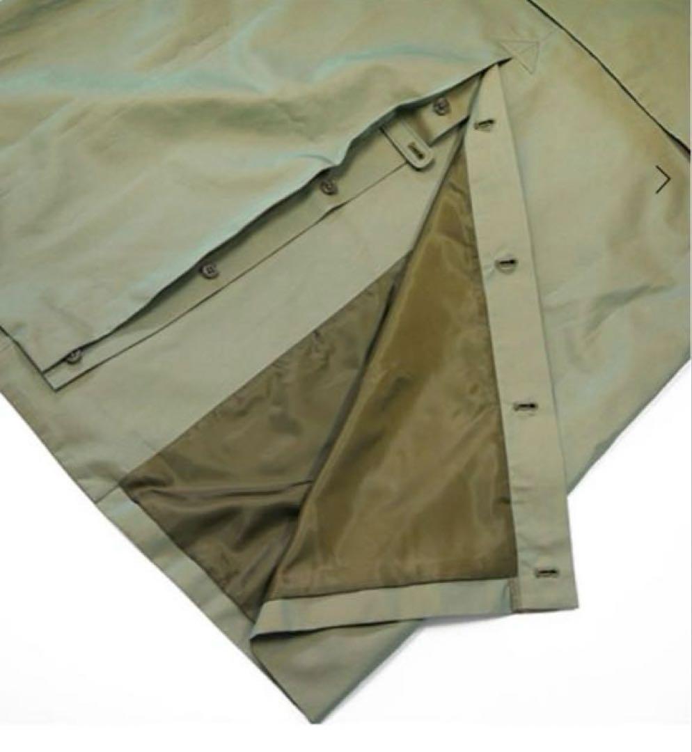 グランマママドーター　ラウンドカラーロングトレンチコート