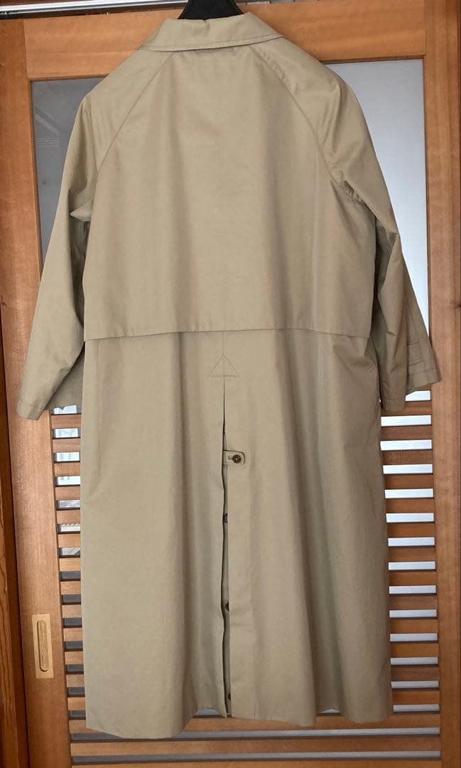 グランマママドーター　ラウンドカラーロングトレンチコート