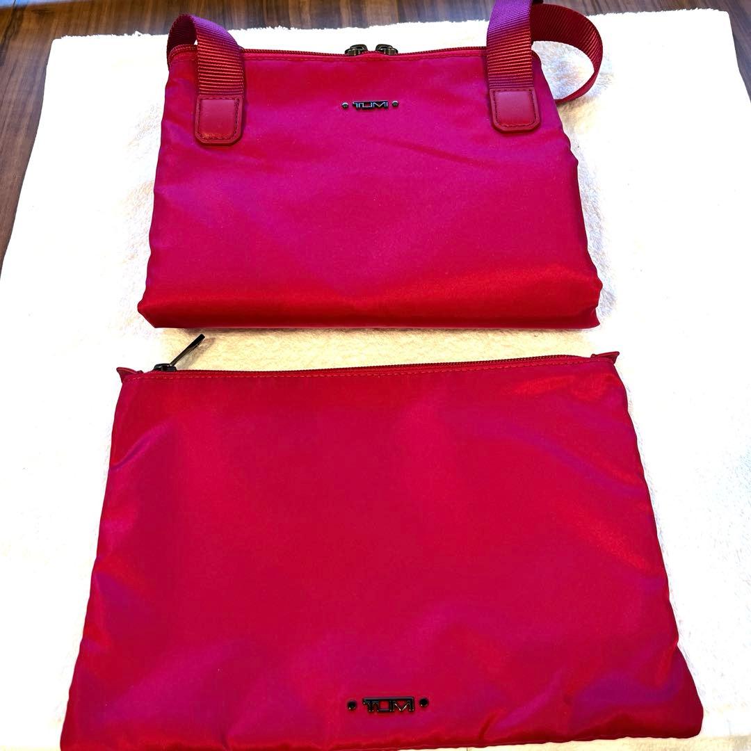⭐︎TUMI￼￼ ジャストインケーストートピンク　ピンク 収納ポーチ付き
