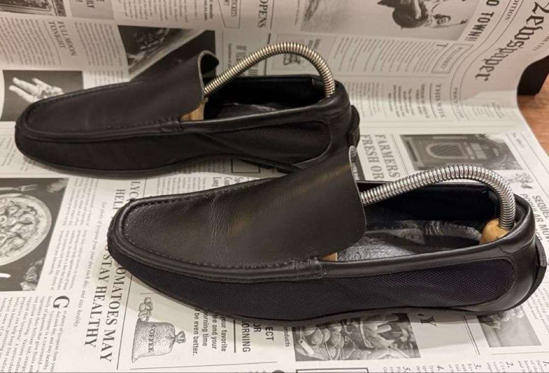 【GUCCI／グッチ】ドライビングシューズ ブラック／約24.5cm