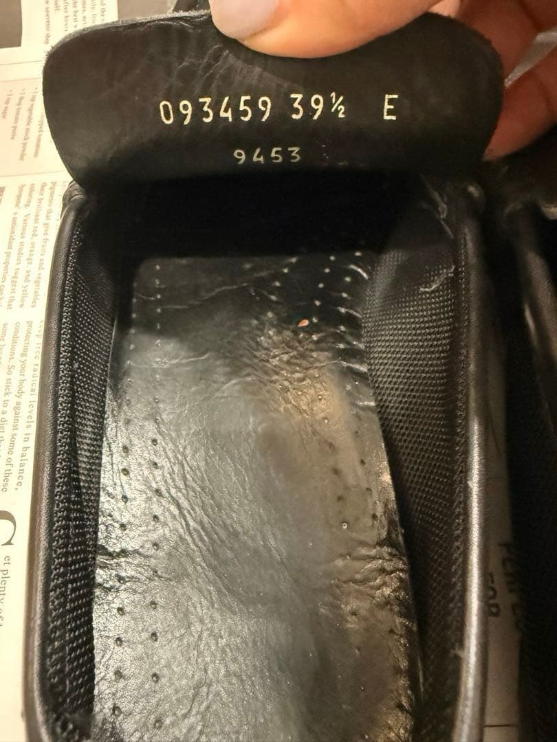 【GUCCI／グッチ】ドライビングシューズ ブラック／約24.5cm