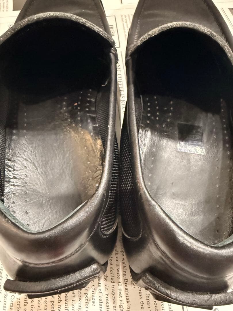 【GUCCI／グッチ】ドライビングシューズ ブラック／約24.5cm