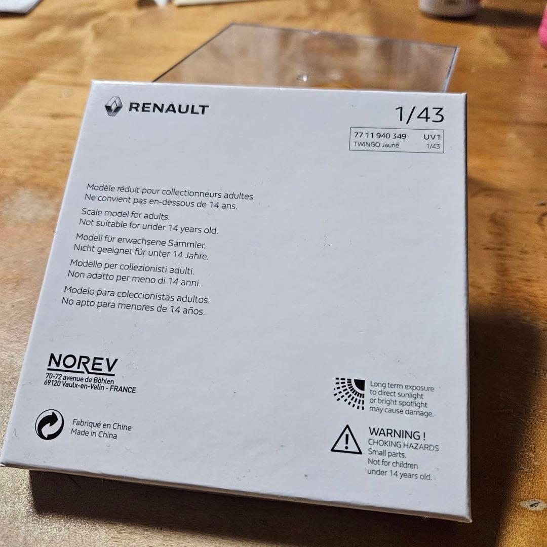 ノレブ1／43ルノートゥインゴ