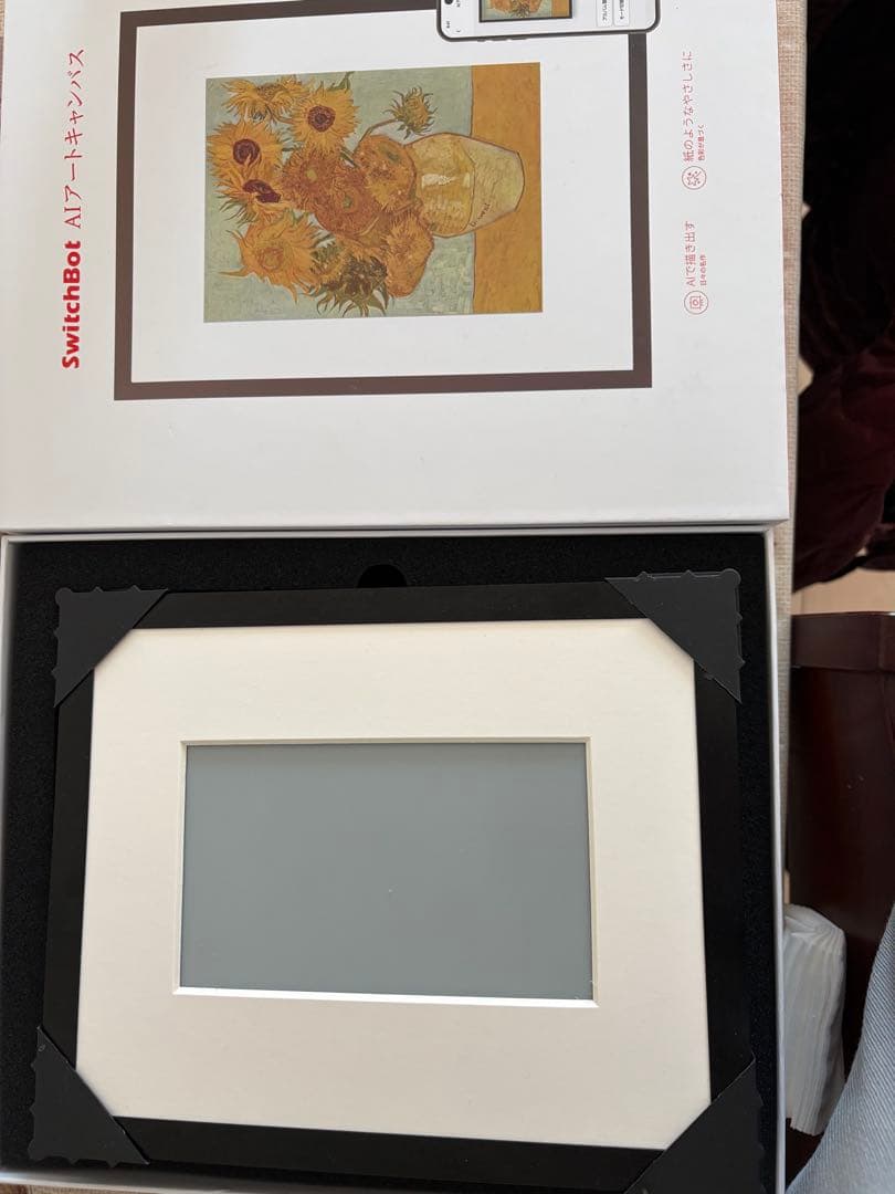 美品AIアートキャンバス　スイッチボット　switchbot