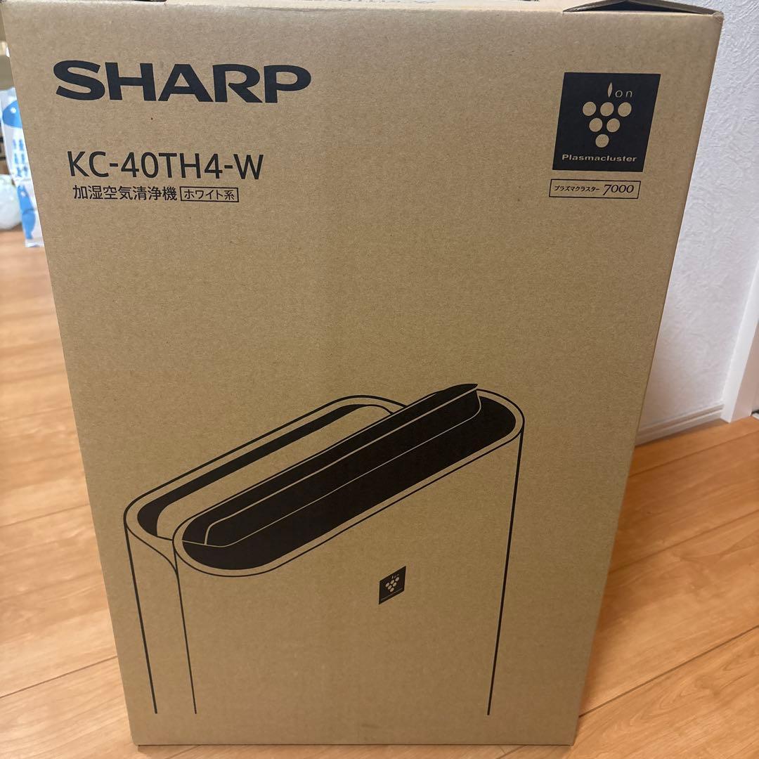 【新品未使用品】SHARP KC-40TH4-W 空気清浄機