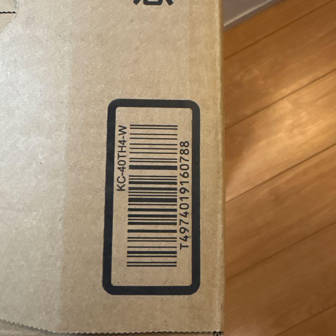 【新品未使用品】SHARP KC-40TH4-W 空気清浄機