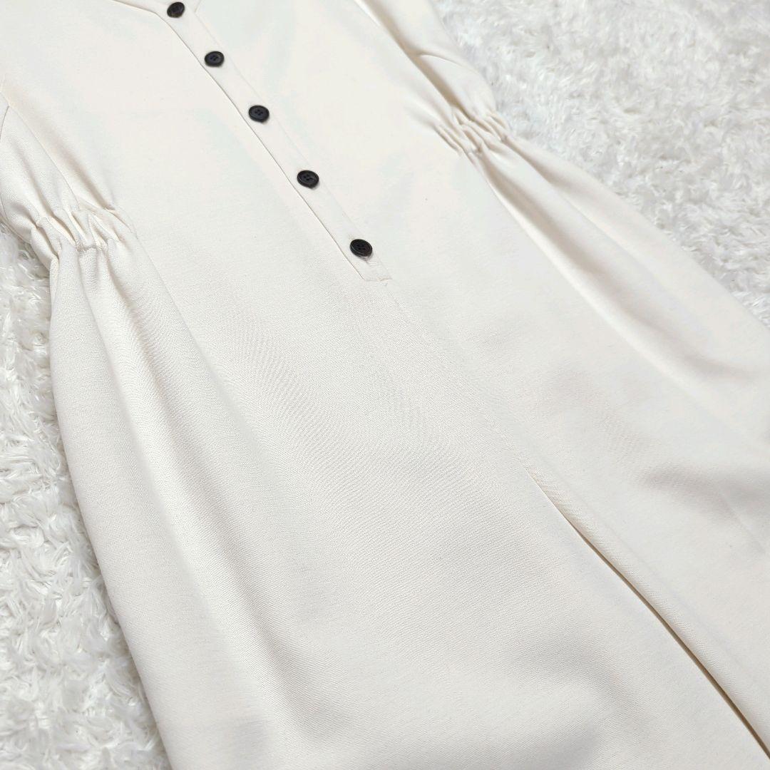 未使用級★ebure★即完売ダブルクロスオールインワン★ミルクカラー