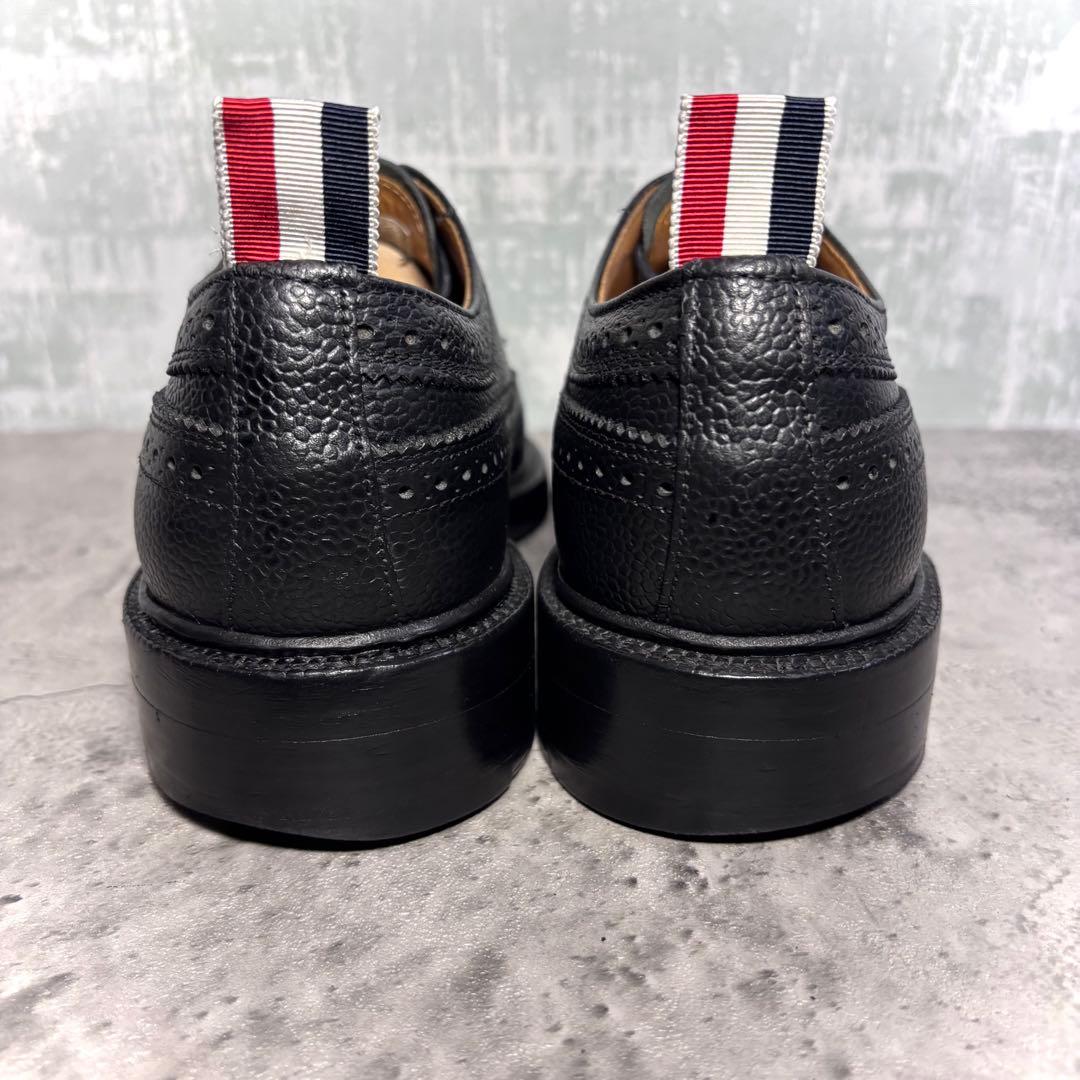 【ゆーー！】トムブラウン THOM BROWNE ウィングチップ 黒UK7