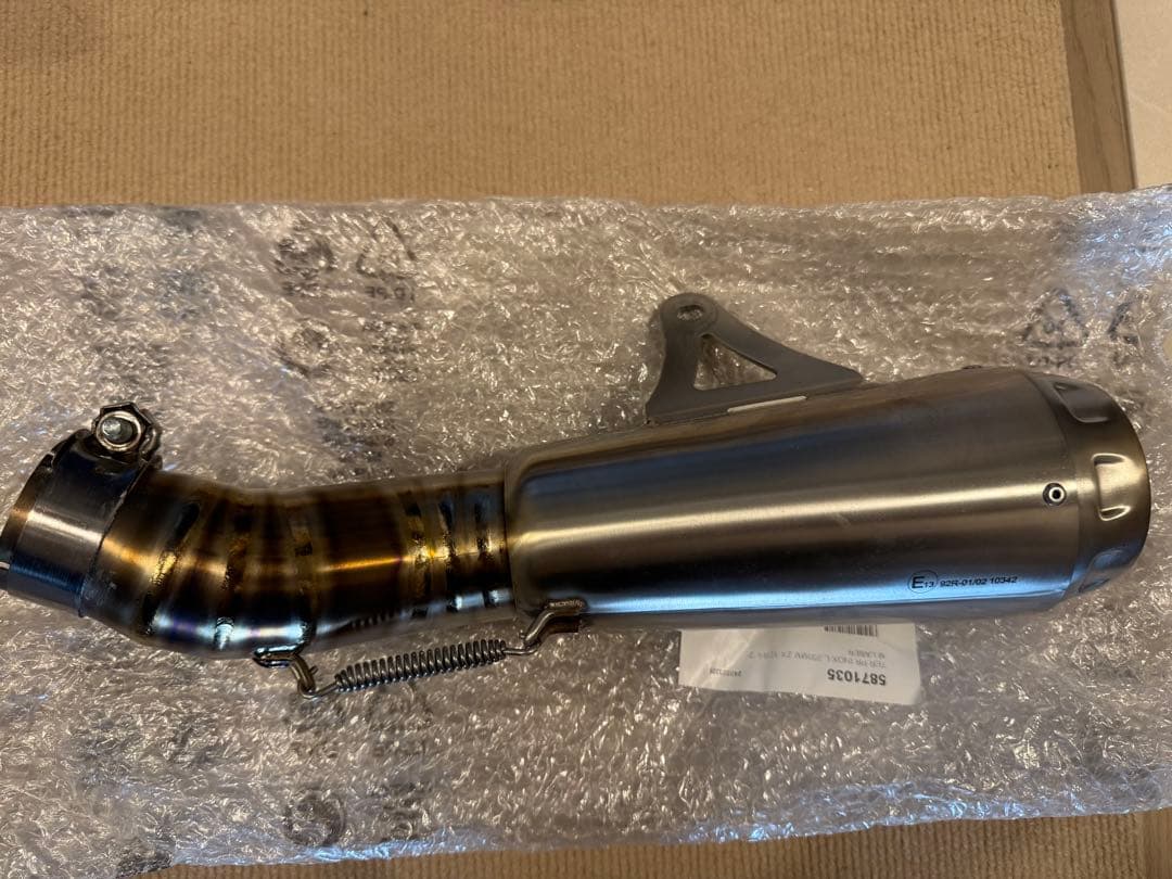 ZX10R ARROW PRO-RACE スリップオンマフラー中間パイプ　付き