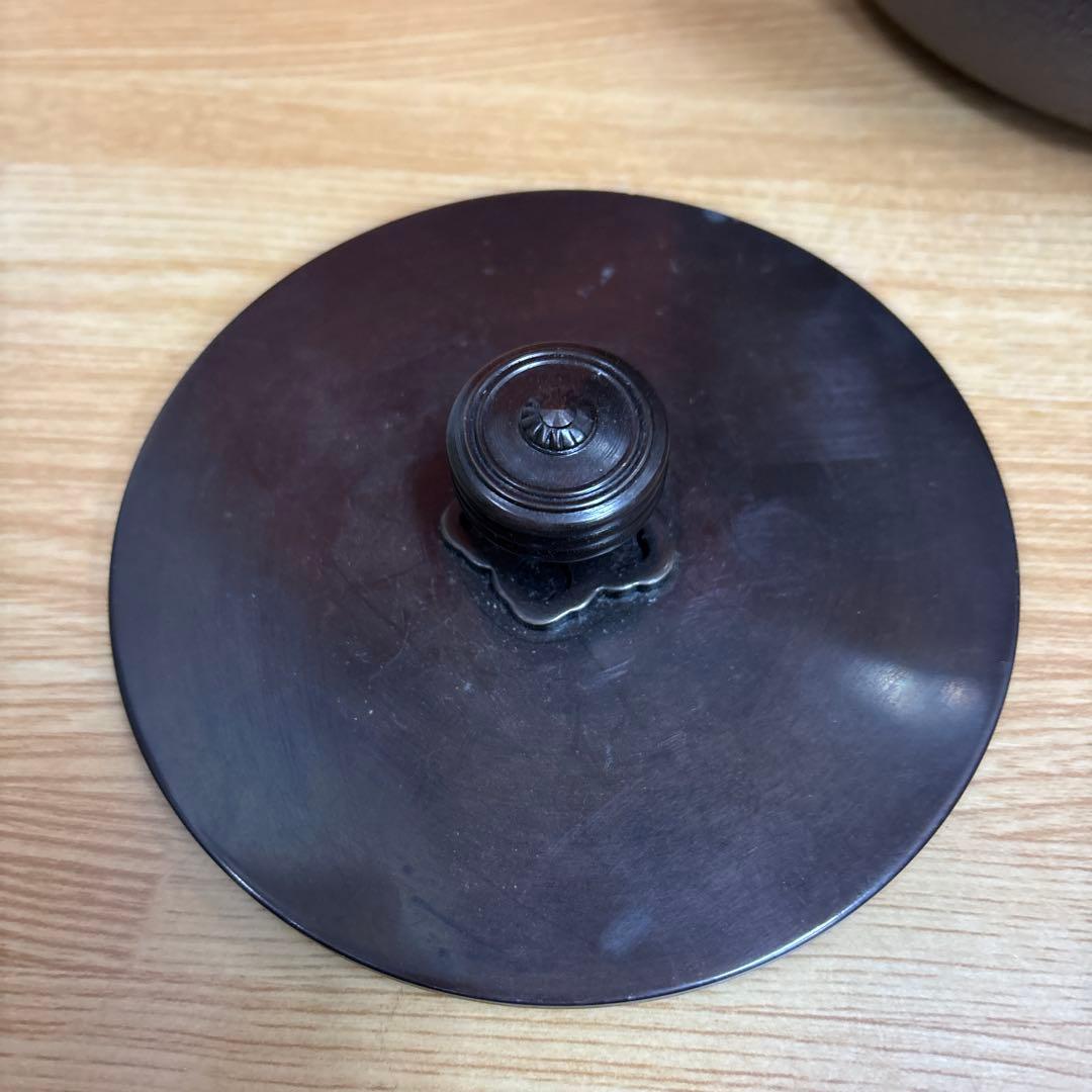 釜師 政光 筒釜 茶釜 茶道具