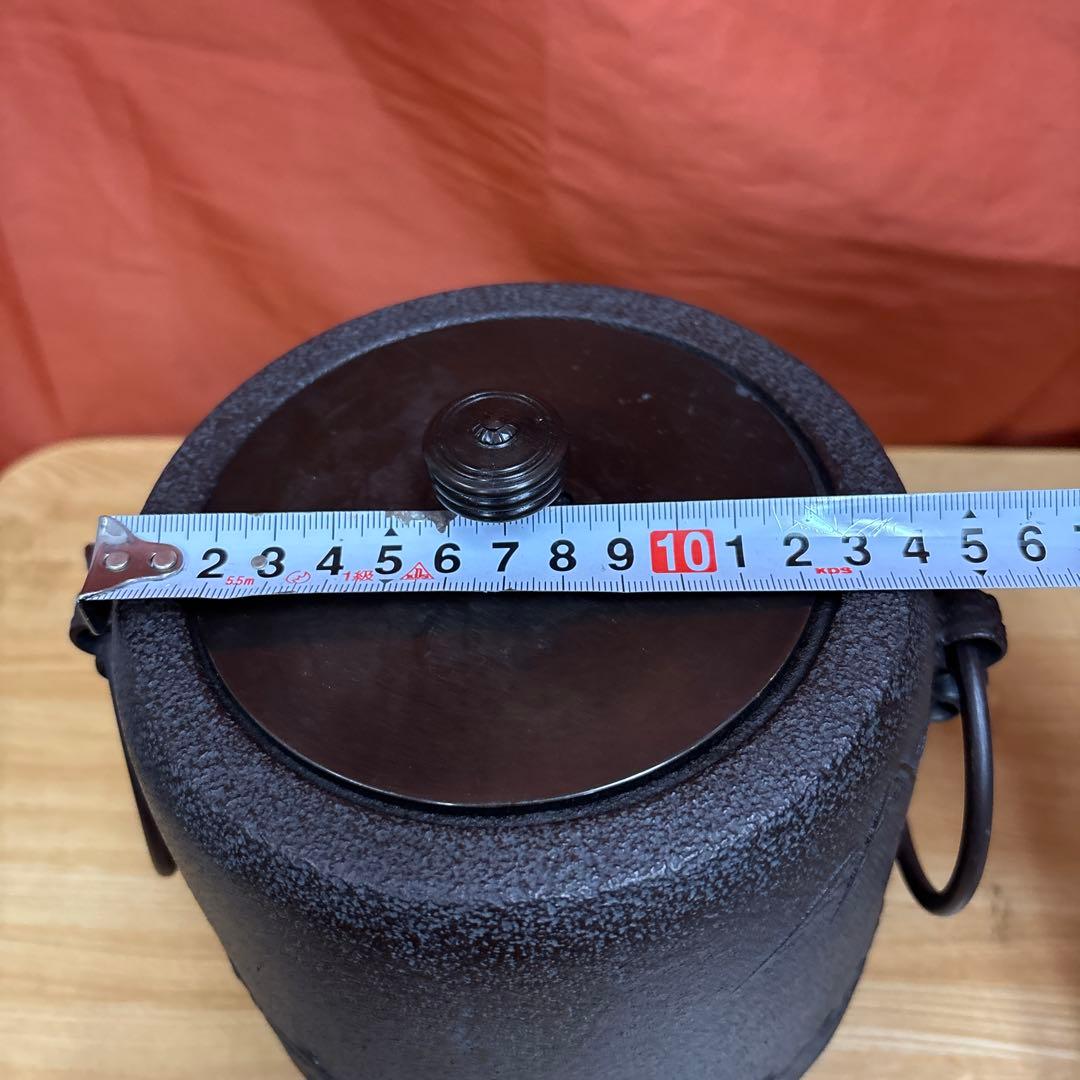 釜師 政光 筒釜 茶釜 茶道具