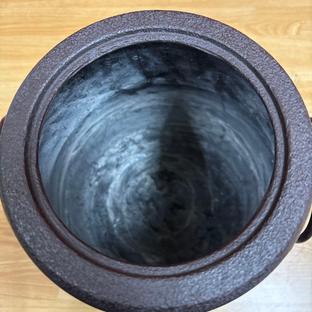 釜師 政光 筒釜 茶釜 茶道具