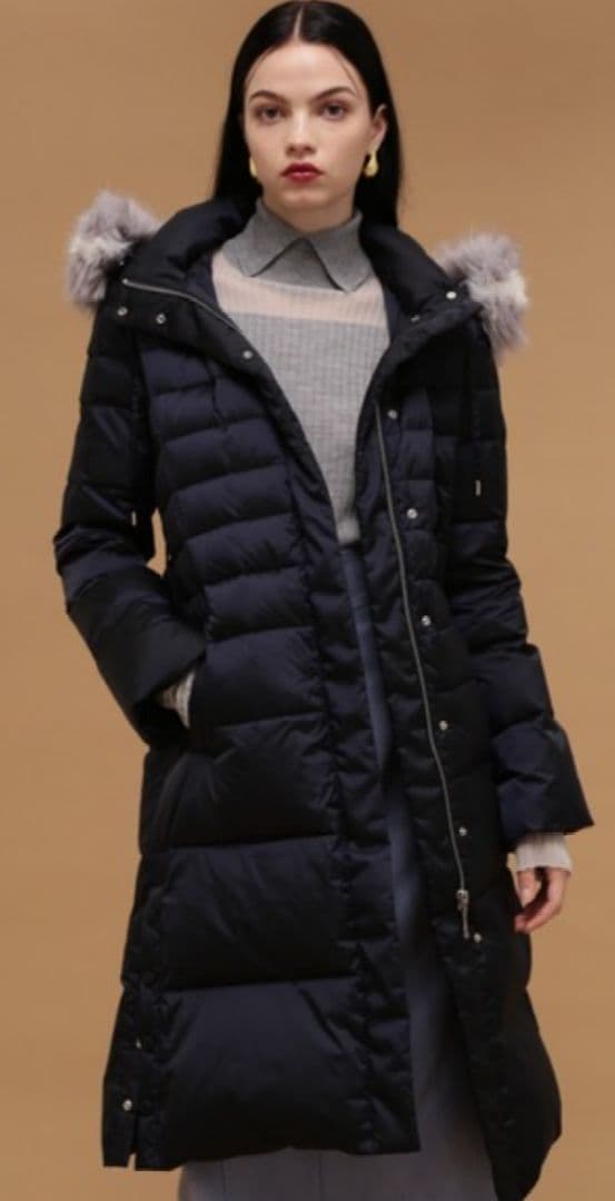 ピンキーアンドダイアン タフタロングダウンコート