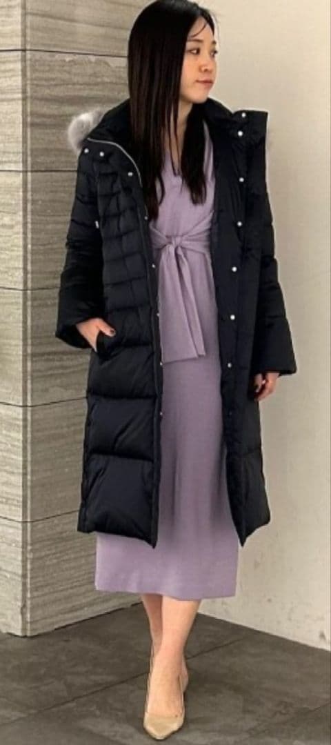 ピンキーアンドダイアン タフタロングダウンコート