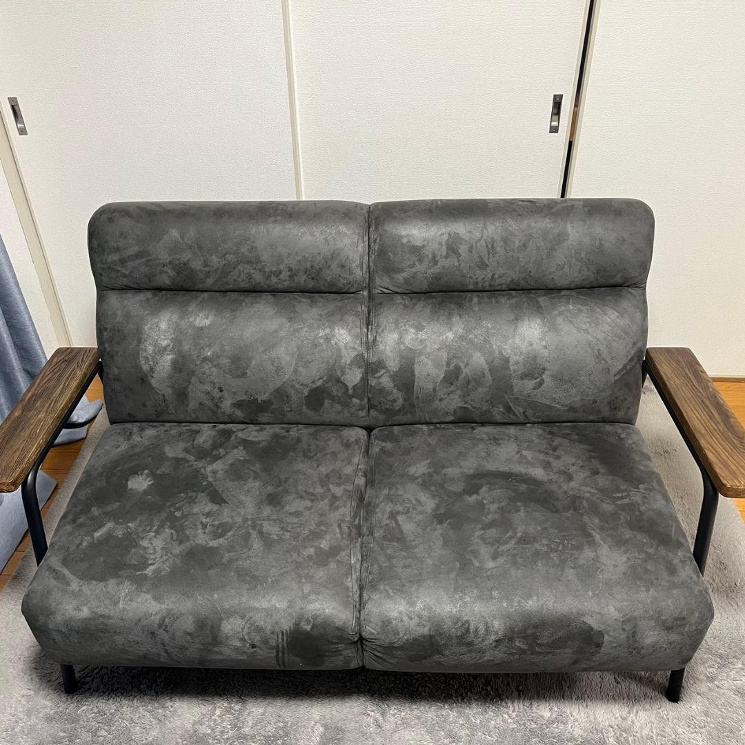 NOCE グレーソファ 2人掛け