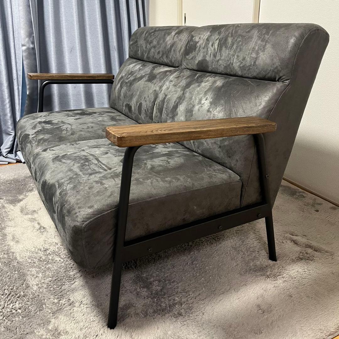 NOCE グレーソファ 2人掛け