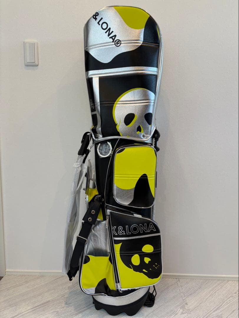 MARK & LONA スカルデザイン キャディバッグ 新品タグ付き