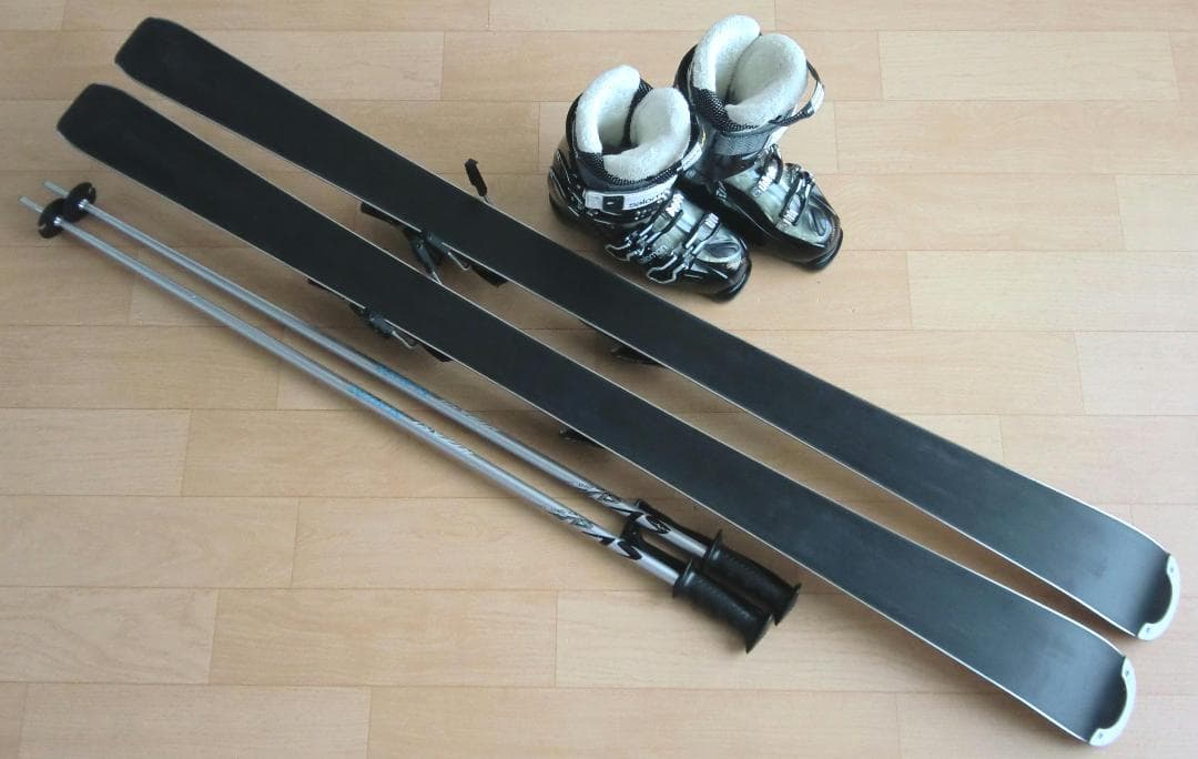 ■■11月限定■送料無料■サロモン■女性用スキー4点セット■145/24.5■■