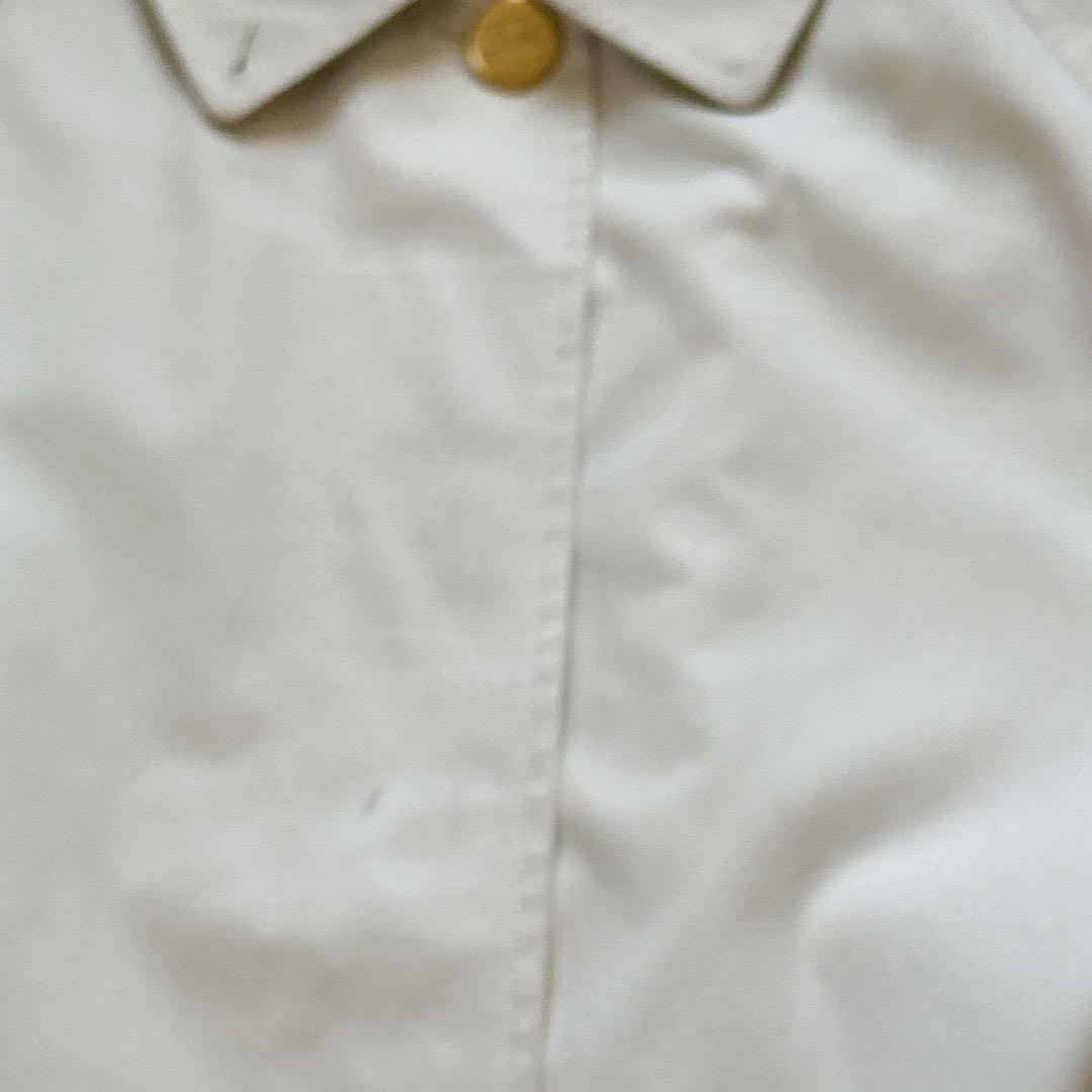 希少 バーバリー ステンカラーコート 金ボタン アーカイブ刺繍 ノバチェック M