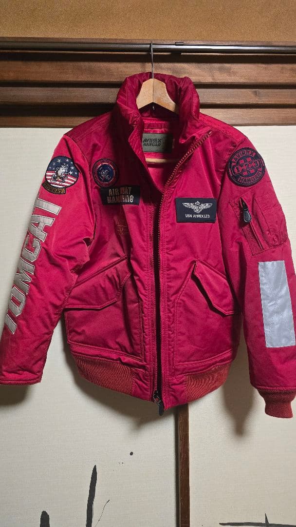 や*ん様 AVIREX TOPGUN フライトジャケット MA-1 ボンバージャ