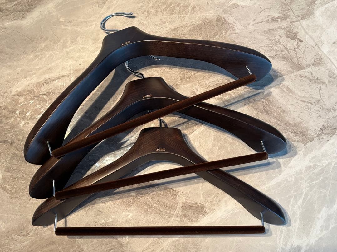 ⬛︎新品⬛︎3本セット ナカタハンガー AUT-05 スーツハンガー