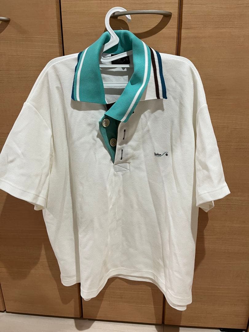 kolor ニットポロシャツ