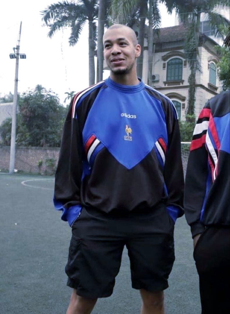 サッカー フランス代表 adidas トレーニングウエア サッカーシャツ M