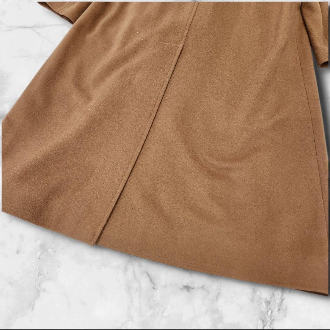 カシミヤ100% チェスターコート 3XL キャメル ロング丈 オーバーサイズ