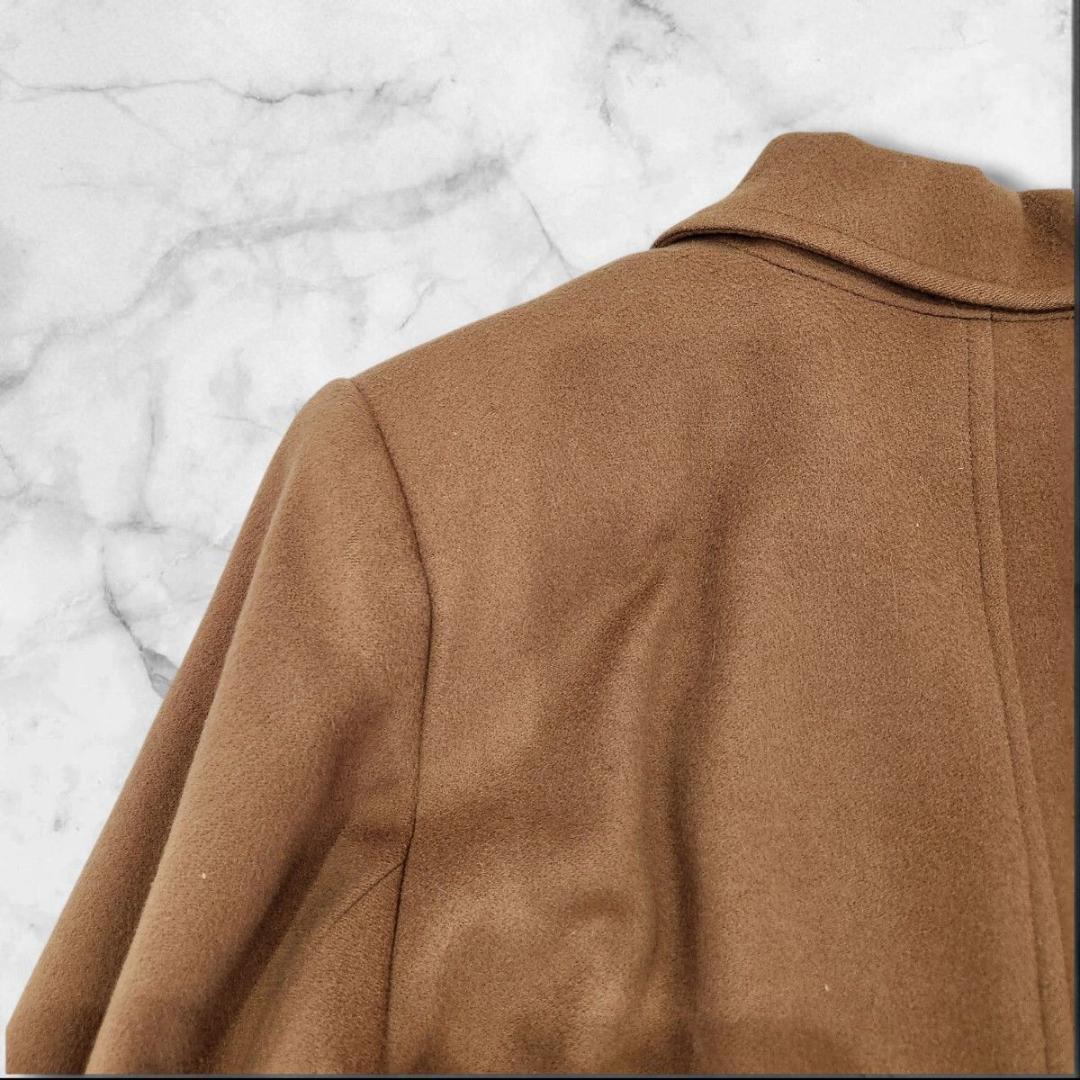 カシミヤ100% チェスターコート 3XL キャメル ロング丈 オーバーサイズ